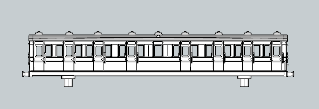 (image for) LBSCR Billinton 54ft 9 cmpt Comp Lav - d340